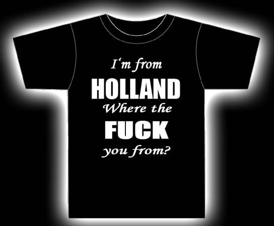 I'm from Holland
